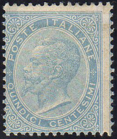 1863 - 15 Cent. De La Rue (L18), Fondino Di Sicurezza Spostato Molto Evidente, Gomma Originale, Perf... - Other & Unclassified