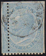 1863 - 15 Cent. De La Rue, Dentellatura Verticale Fortemente Spostata In Senso Orizzontale (L18ea), ... - Sonstige & Ohne Zuordnung