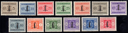 1944 - Soprastampati Fascetto (60/72), Gomma Originale, Perfetti.... - Other & Unclassified