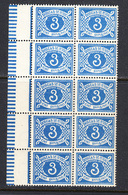 Ireland 1940 Postage Due, Mint No Hinge, Block Strip Of 10, Sc# J9 ,SG D9 - Impuestos