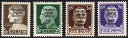 BASE ATLANTICA 1944 - Soprastampati, 4 Valori (25,27/29), Gomma Integra, Perfetti.... - Non Classés