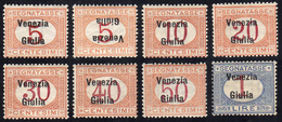 VENEZIA GIULIA SEGNATASSE 1918 - Soprastampati, Il 5 Cent. Anche Con Soprastampa Capovolta (1/7,1a),... - Other & Unclassified