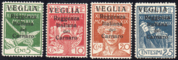 VEGLIA 1920 - Soprastampa Grande (1/4), Gomma Integra, Perfetti. Cert. Avi.... - Sonstige & Ohne Zuordnung