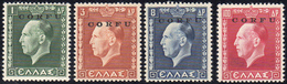 CORFU' 1941 - Prima Emissione (15/18), Gomma Integra, Perfetti.... - Sonstige & Ohne Zuordnung