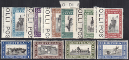 1930 - Soggetti Africani (155/164), Gomma Integra, Perfetti.... - Erythrée