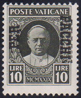 1931 - 10 Lire, Doppia Soprastampa (13c), Gomma Integra, Perfetto. Raro, Solo Una Decina Di Esemplar... - Postpakketten