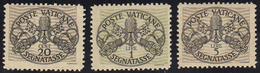 1946 - Righe Larghe, Carta Grigia (14/I-18/I), Perfetti, Gomma Integra. Cert. Ferrario.... - Postage Due