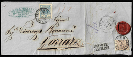 AUSTRIA 1856 - 9 K. Azzurro, Perfetto, E Al Verso 6 K. Bruno, Ritagliato Lungo I Margini Verticali, ... - Autres - Europe