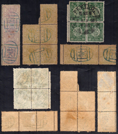 1897/1899 - Four Used Blocks Of Dragon Stamps. Very Interesting.... - Other & Unclassified