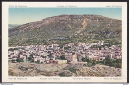 VIEW OF NAPLUS - Nablus - Israel Palestine Postcard - העיר שכם - Palestine