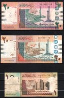 Soudan Lot De 3 Billets - Sudan