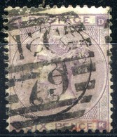 VE0340 GRAN BRETAGNA 1862 QEII 6 P. Usato, CU 22, Tavola (Plate) 4, Valore Catalogo € 175, Buone Condizioni - Used Stamps