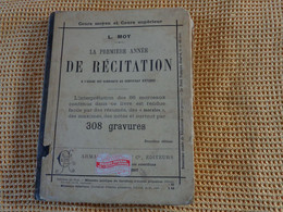 Lot De 3 LA METHODE ROSE NOS AMIS LILI ET TOTO -la 1ere Annee De Recitation 1895 Certificat D'etude - Otros & Sin Clasificación