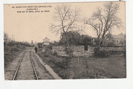 SAINT PHILBERT DE GRAND LIEU - VUE SUR LA GARE, PRISE DU NORD - 44 - Saint-Philbert-de-Grand-Lieu