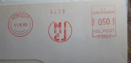 EMA METER FREISTEMPEL DANMARK HORSENS 1965 - Macchine Per Obliterare (EMA)