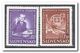 Slowakije 1942, Postfris MNH, Stamp Exhibition Pressburg ( 2 Scans ) - Nuovi