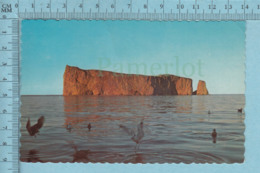 Perce Quebec - Le Rocher Percé Au Couché De Soleil- A Servit En 1968 >+ Timbre CND - Percé