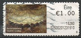 Irlande - Ireland - Irland Distributeur 2014 Y&T N°D53-1,00€ - Michel N°ATM53-1,00€ (o) - Coquille Saint Jacques - Affrancature Meccaniche/Frama