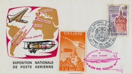 1973 - TOULOUSE Exposition Nationale De Poste Aérienne - Aviation