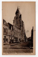 - CPA MAMERS (72) - Eglise St-Nicolas Et Place Carnot 1946 - Photo Dolbeau 5101 - - Mamers