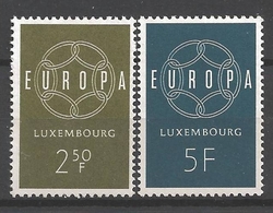 EUROPA - CEPT 1959 - Luxembourg - 2 Val Neuf // Mnh - 1959