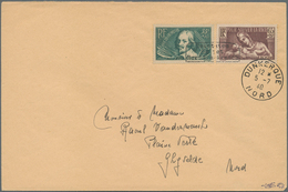 Dt. Besetzung II WK - Frankreich - Dünkirchen: 1940, 35 C + 10 C Schwärzlichgrün "J.Callot" Und 65 C - Besetzungen 1938-45