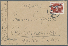 Feldpostmarken: 1944, Insel-Ausgabe Agramer-Aufdruck, Mit Diagonalem Aufdruck "INSELPOST" In HELLBLA - Sonstige & Ohne Zuordnung