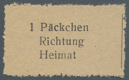 Feldpostmarken: 1943, Krim-Zulassungsmarke "1 Päckchen / Richtung / Heimat", Type I, Ungebraucht Wie - Andere & Zonder Classificatie