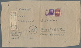 Feldpostmarken: 1944, Saloniki, 50 C Schwärzlichblauviolett Militärpostmarke Von Italien, Mit Dunkel - Altri & Non Classificati