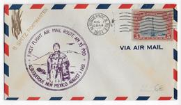USA - 1931 - ENVELOPPE 1° VOL (FIRST FLIGHT) ALBUQUERQUE ROUTE AM 33 - INDIENS - 1c. 1918-1940 Storia Postale