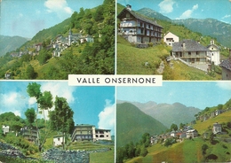 Valle Onsernone (Ticino, Svizzera) Vedute Di Onsernone E Delle Fraz. Di Spruga E Comologno - Onsernone