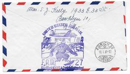 USA - 1949 - ENVELOPPE 1° VOL (FIRST FLIGHT) NEW YORK à ZÜRICH (SUISSE) - 2c. 1941-1960 Cartas & Documentos