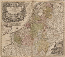 Tobias Conrad LOTTER - XVII. Provinciae Belgii Sive Ger - Topographische Karten