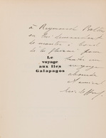 Éric De HAULLEVILLE - Le Voyage Aux Îles Galapagos. [Il - Zonder Classificatie