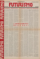 FUTURISMO. Settimanale Del Futurismo Italiano E Mondial - Unclassified