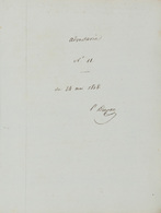 Pierre (?) DISPAN - «Adversaria N° 11. Du 24 Mai 1808.» - Manoscritti