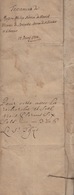 [MANUSCRIT] [de VARICK] J. J. DULIEU, NOTAIRE GéNéRAL - Testament D - Manuscrits