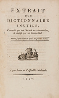 [Jean-Pierre GALLAIS ]- Extrait D'un Dictionnaire Inuti - Autres & Non Classés