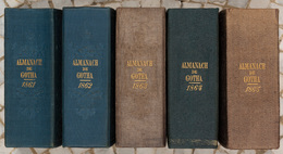 ALMANACH DE GOTHA. Ensemble 89 Volumes Compris Entre Le - Ohne Zuordnung