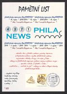 Tschech. Rep. / Denkblatt (PaL 2011/03) Praha 1: Philatelistischer Informationsblog NEWSPHILA (2010-2011) - Lettres & Documents