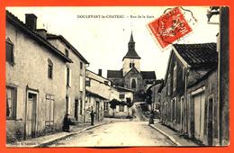 CPA 52 Doulevant Le Chateau " Rue De La Gare " - Doulevant-le-Château