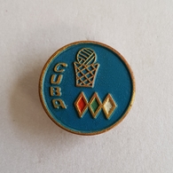 BASKETBALL CUBA FEDERATION PIN   BADGE DISTINTIVO BROCHE INSIGNE - Basketbal