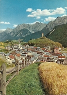 Ardez Fraz. Di Scoul (Grisons, Svizzera) Mit Burgruine Steinsberg Und Lischanagruppe, Ansicht, Panorama - Ardez