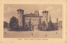 TORINO PIAZZA CASTELLO E  PALAZZO MADAMA  VG AUTENTICA 100% - Palazzo Madama