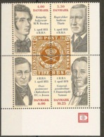 Denmark 2001.  150 Anniv Danish Stamps.  Michel 1273-76, 4-block  MNH. - Nuevos