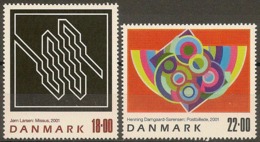 Denmark 2001.  Contemporary Art. Michel 1285-86 MNH. - Nuevos