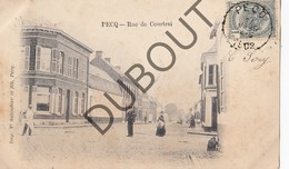 Postkaart-Carte Postale PECQ Rue De Courtrai 1902 (O263) - Pecq