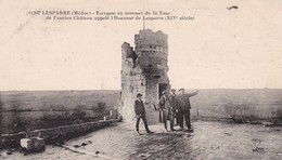 33 / LESPARRE / TERRASSE AU SOMMET DE LA TOUR DE L ANCIEN CHATEAU / FRANCHISE 140 E REGIMENT TERRITORIAL - Lesparre Medoc