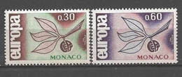 EUROPA - CEPT 1965 - Monaco - 2 Val Neufs // Mnh - 1965