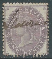1867-19 GREAT BRITAIN USED POSTAL FISCAL STAMPS F19 1d DIE 1 - V10-8 - Revenue Stamps